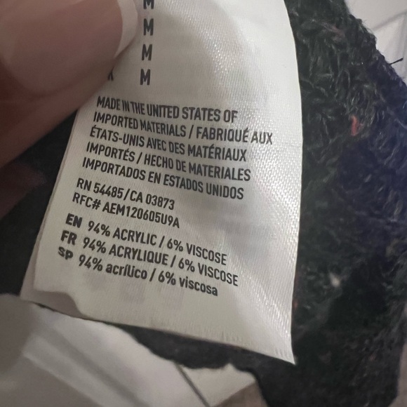 American Eagle Outfitters Women's Waffle Knit Open-Front Sweater. Multicolor. M - Picture 8 of 10